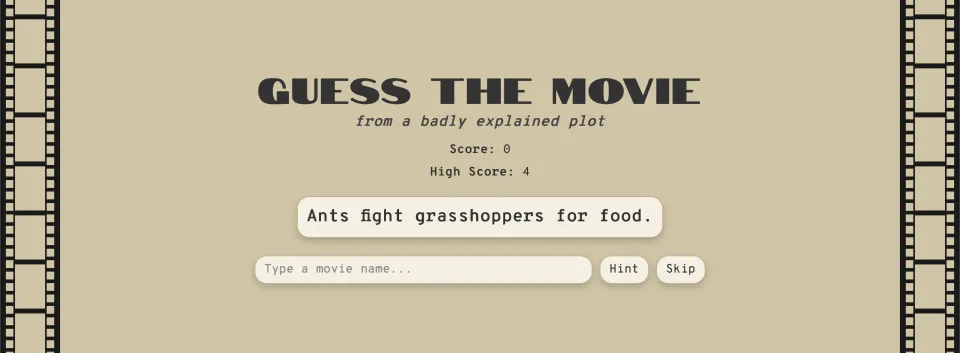 Guess The Movie